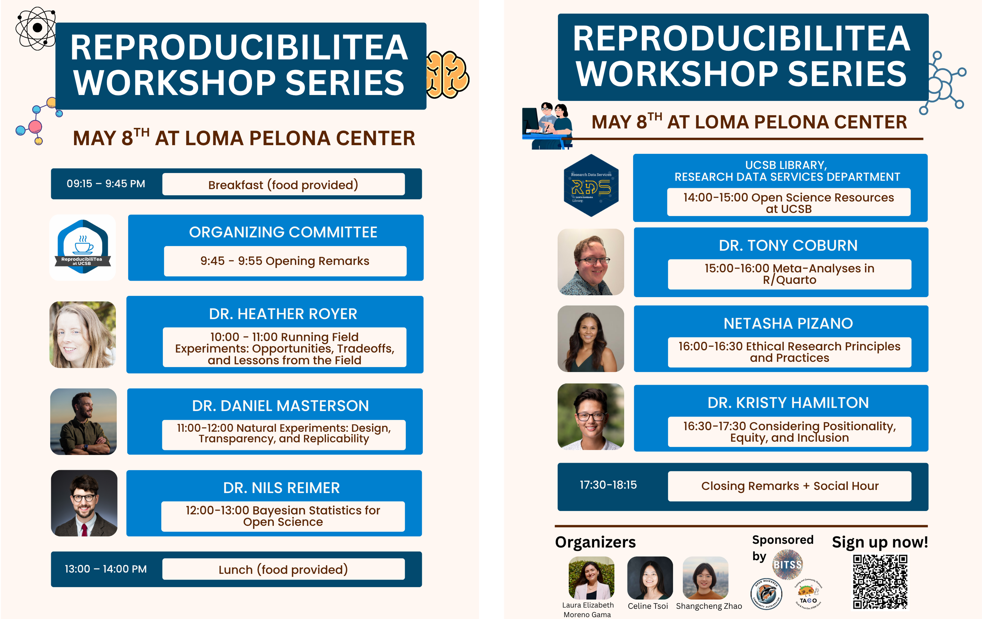 ReproducibiliTea workshop series lineup